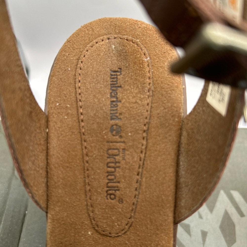 Timberland Brown Leather Sandals - Picture 9 of 9